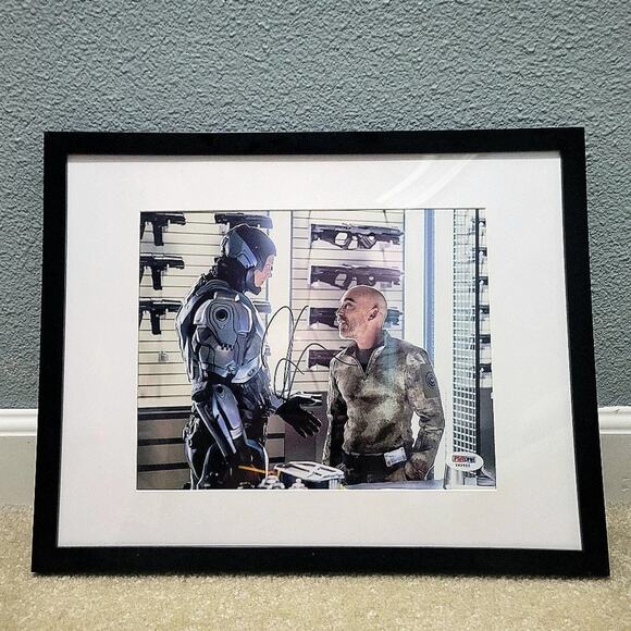 RoboCop Joel Kinnaman Autographed 11X14 Framed & Matted COA PSA Suicide Squad